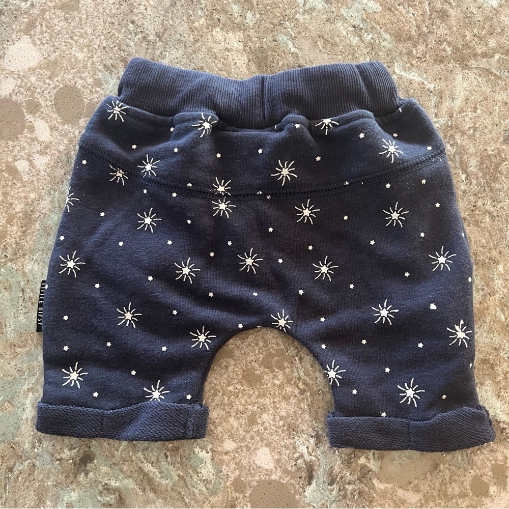 Little Bipsy Navy 🎇 Star Sleeveless Hoodie & Shorts Set - Picture 11 of 15